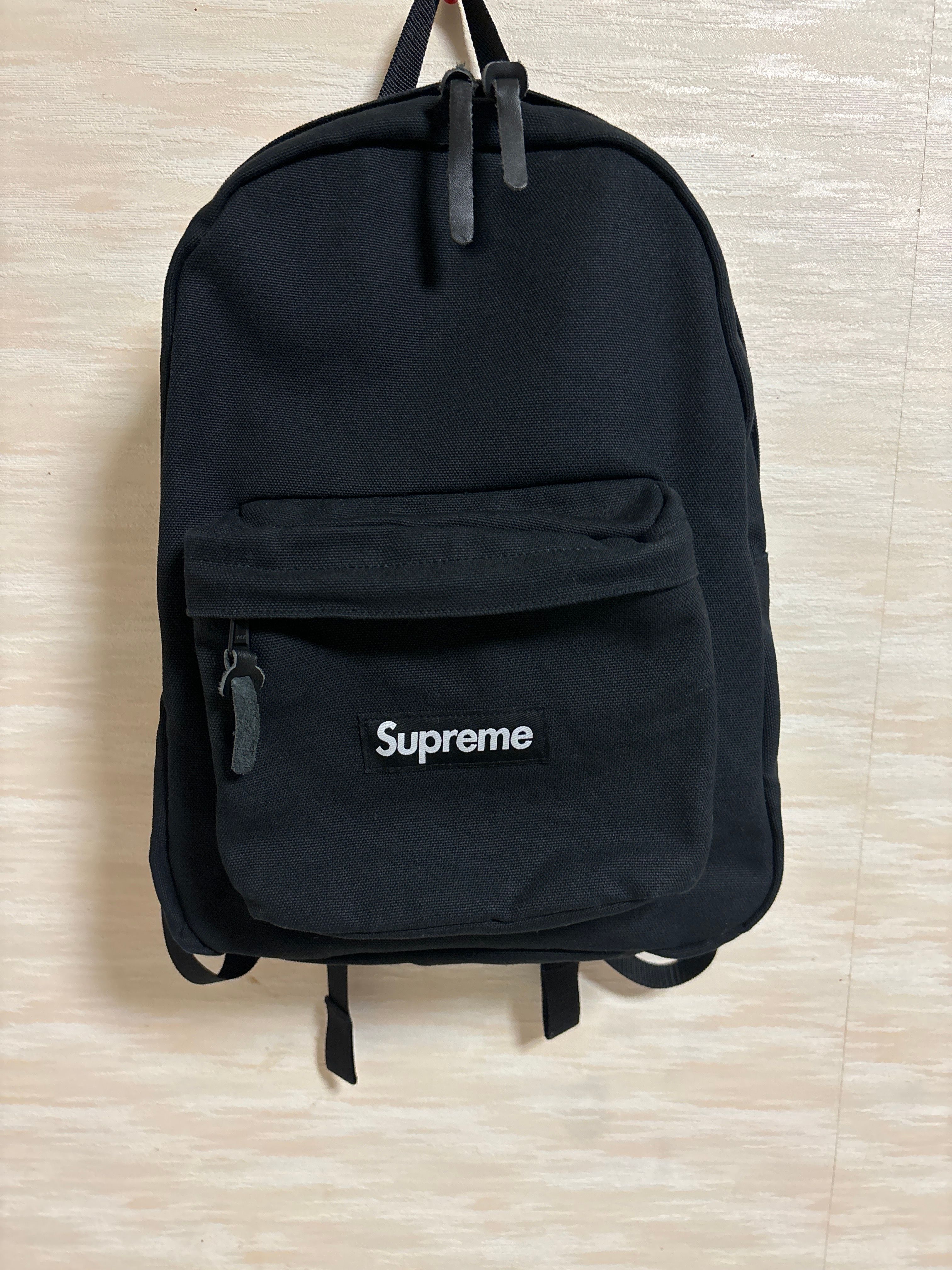 Supreme Canvas Backpack "Black"