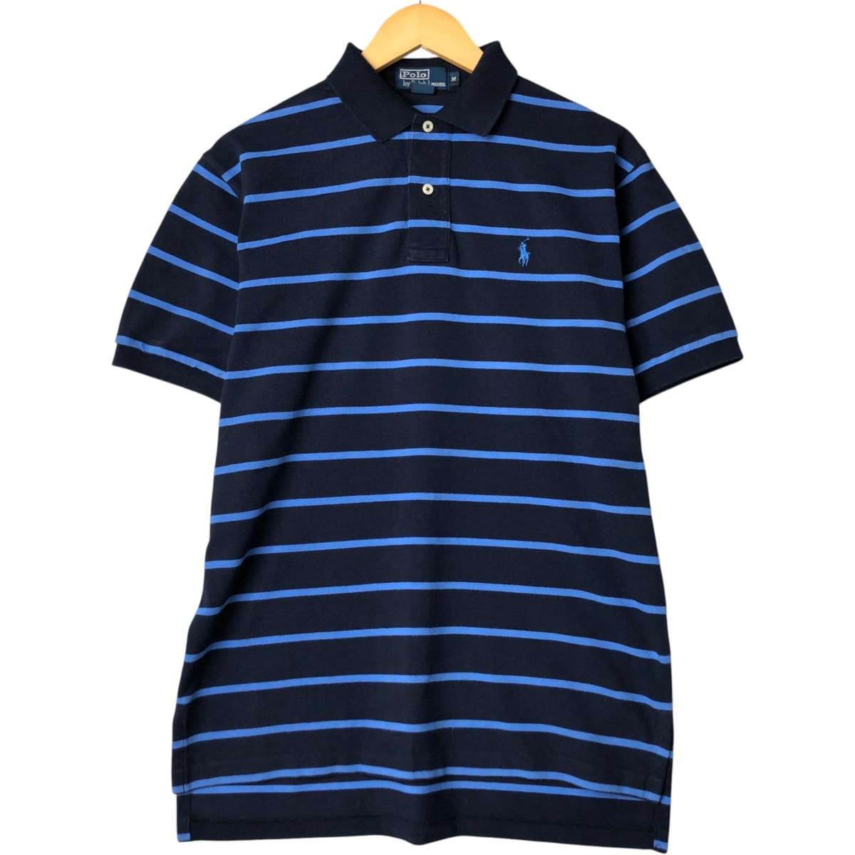 古着 ラルフローレン Ralph Lauren POLO by Ralph Lauren 半袖 ボーダー ポロシャツ メンズM相当/eaa574511