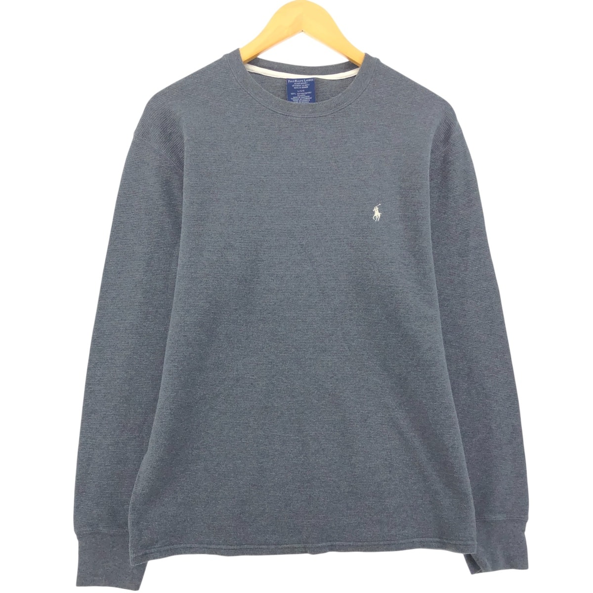 古着 ラルフローレン Ralph Lauren POLO RALPH LAUREN SLEEPWEAR サーマルロンT ワッフル メンズL相当/eaa552576
