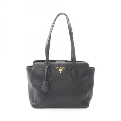 プラダ PRADA トートバッグ バッグ レザー レディース ブラック系 1BG112 【中古】