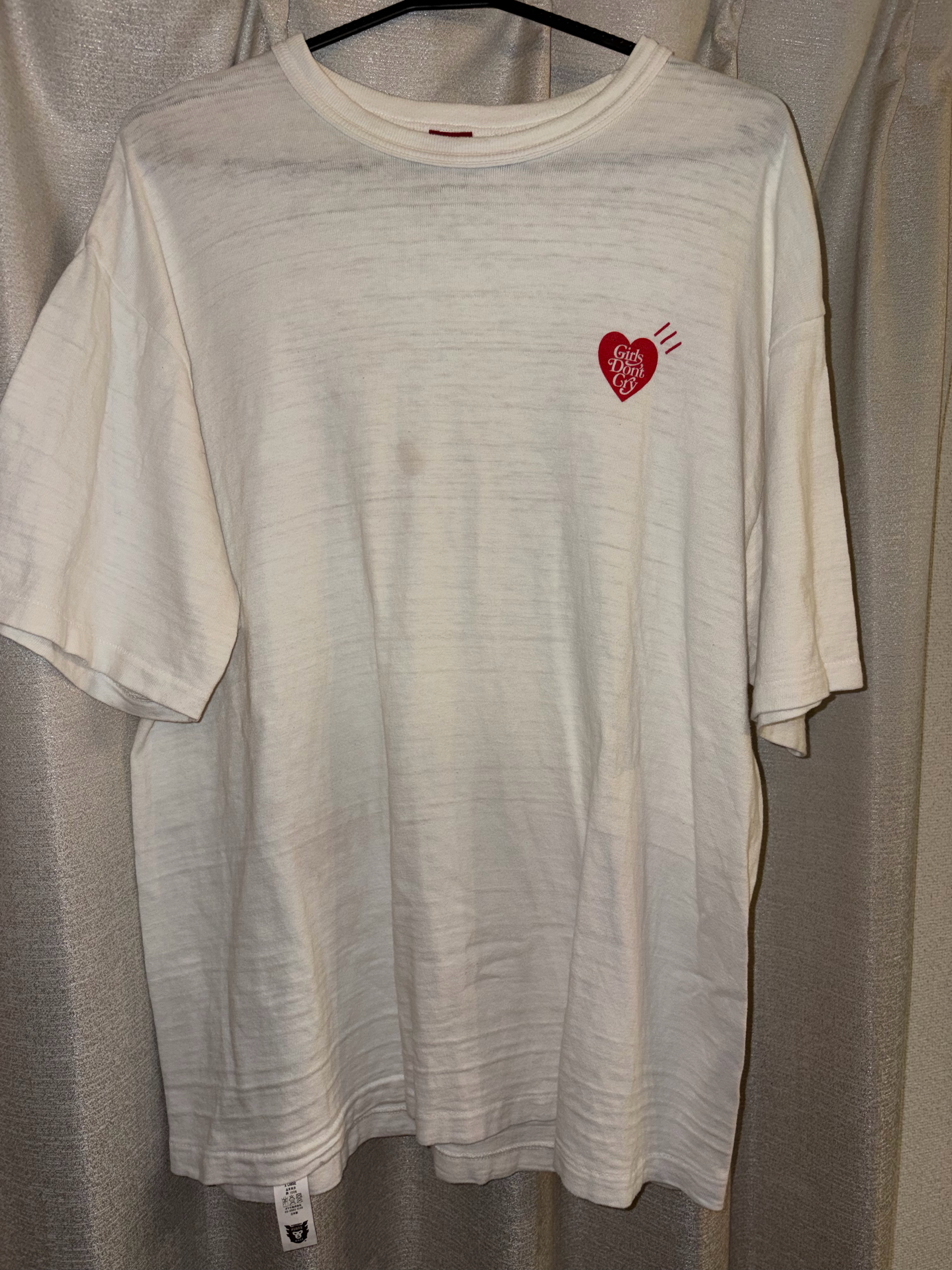 HUMAN MADE Girls Don't Cry Tee 2 "White" / VERDY