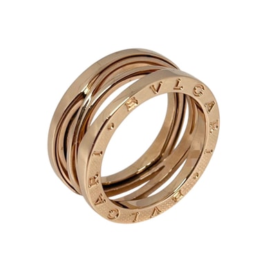 【値下げ】 BVLGARI ブルガリ B-ZERO1 レジェンドリング 750PG 56サイズ リング・指輪 K18ピンクゴールド ゴールド ユニセックス【中古】
