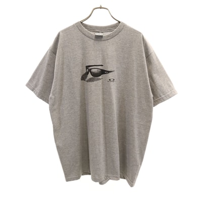 OAKLEY オークリー 90s 00s オールド 半袖 Tシャツ L グレー