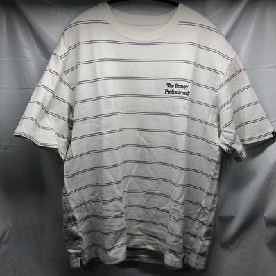 ENNOY 21SS S/S Border Tee "White" SS21BRENCT04AM