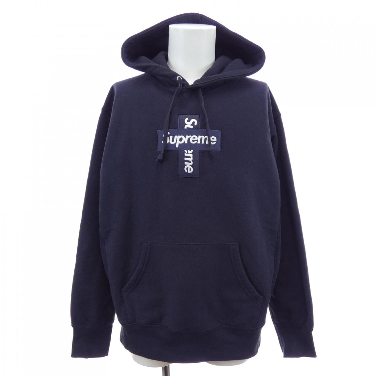 シュプリーム SUPREME CROSS BOX LOGO パーカー