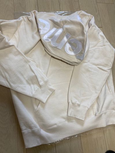 Supreme Contrast Hooded Sweatshirt "Natural"