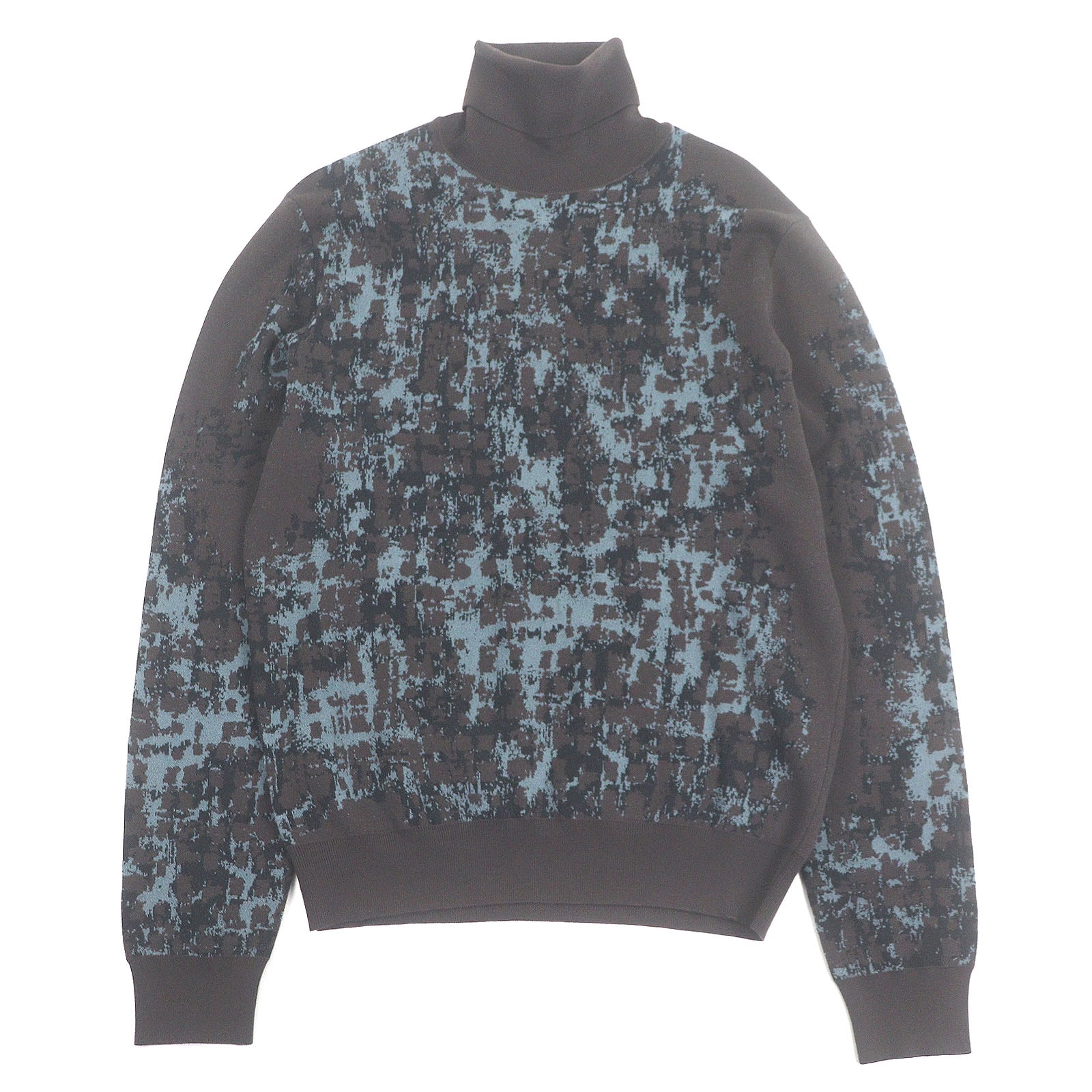 目立った傷や汚れなし】美品 エルメス ニット ブラウン メンズ Sの古着