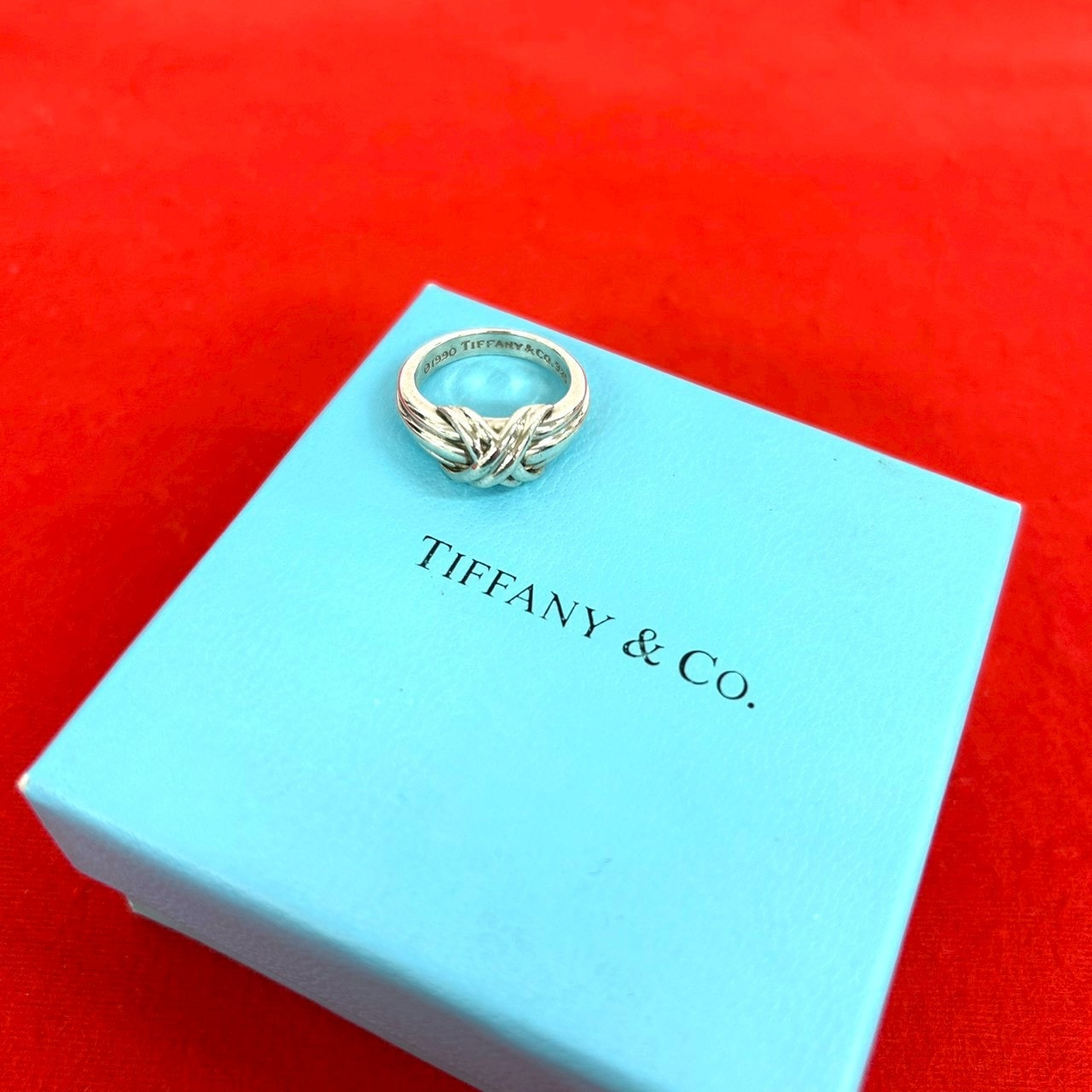 TIFFANY&Co. ティファニー シグネチャー リング シルバー925 リング・指輪 14号 シルバー
 61089