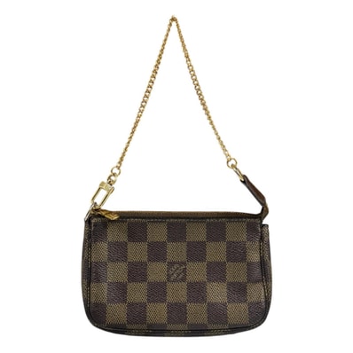 ルイヴィトン ミニポシェットアクセソワール ダミエ ポーチ ダミエキャンバス N58009 レディース LOUIS VUITTON 中古