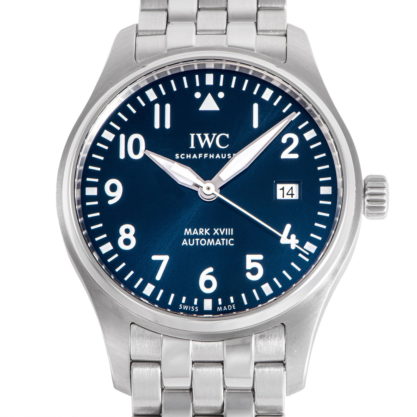 IWC パイロットウォッチ マーク18 プティプランス IW327016 ステンレススチール【中古】