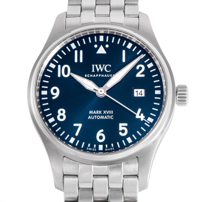 IWC パイロットウォッチ マーク18 プティプランス IW327016 ステンレススチール【中古】