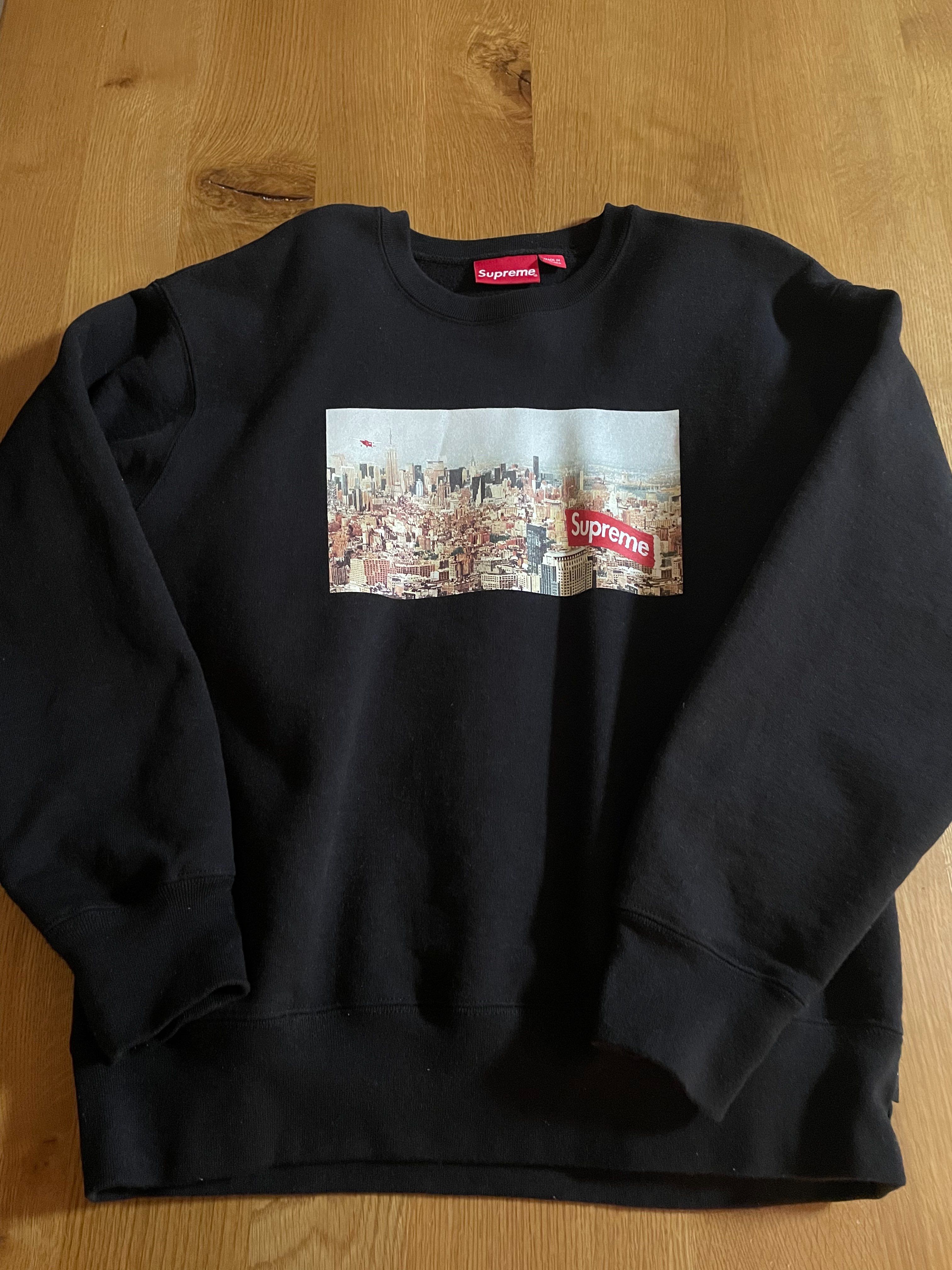 Supreme Aerial Crewneck "Black"