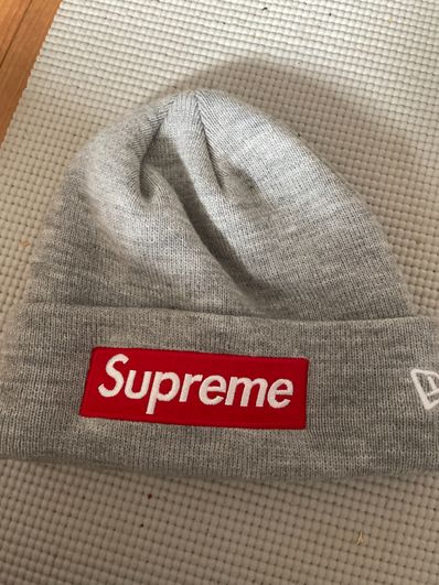 Supreme Box Logo Beanie "Grey" (18FW)