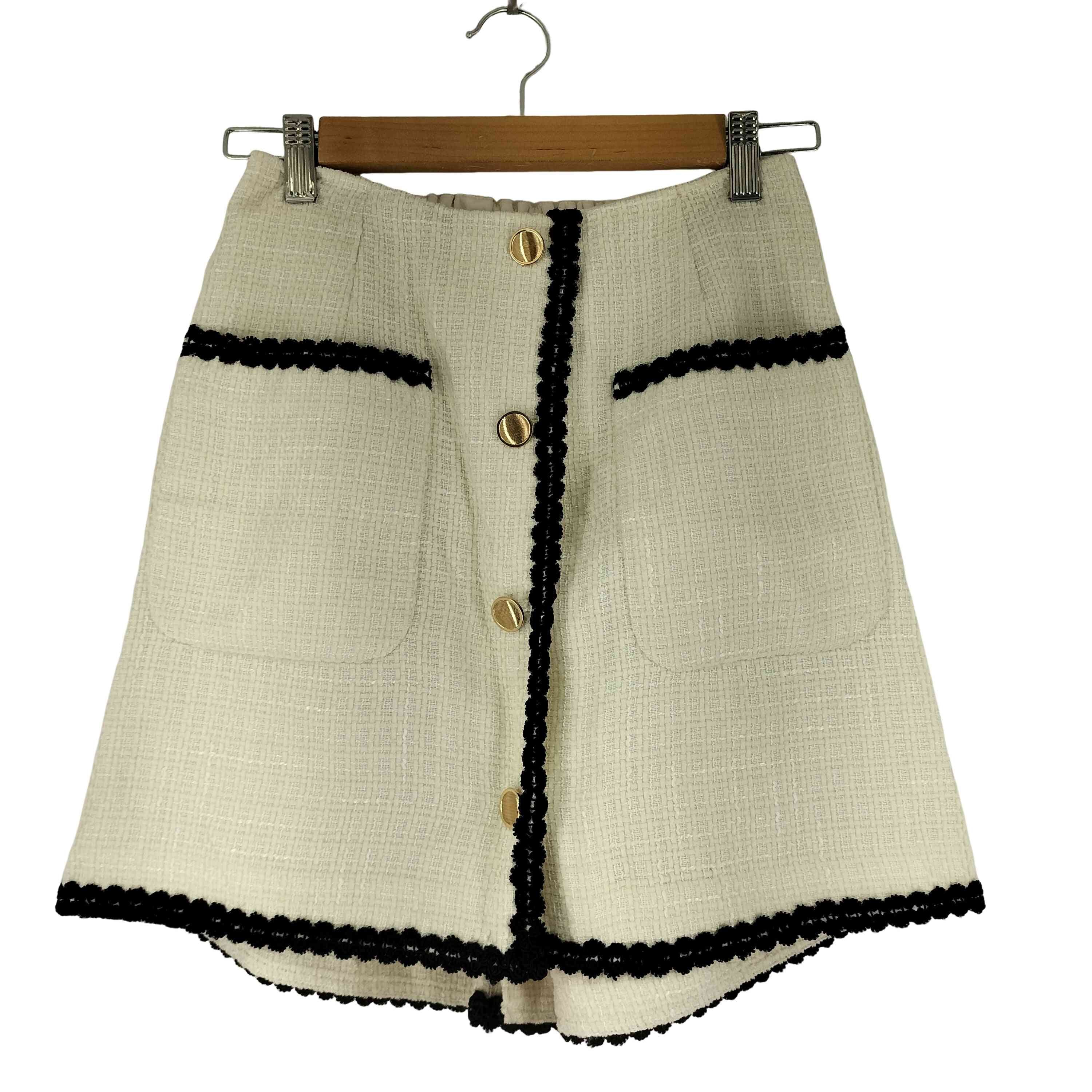 トリミングツイードスカショーパン【1142391510948】