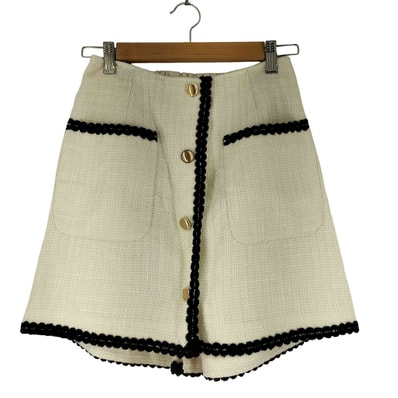 トリミングツイードスカショーパン【1142391510948】