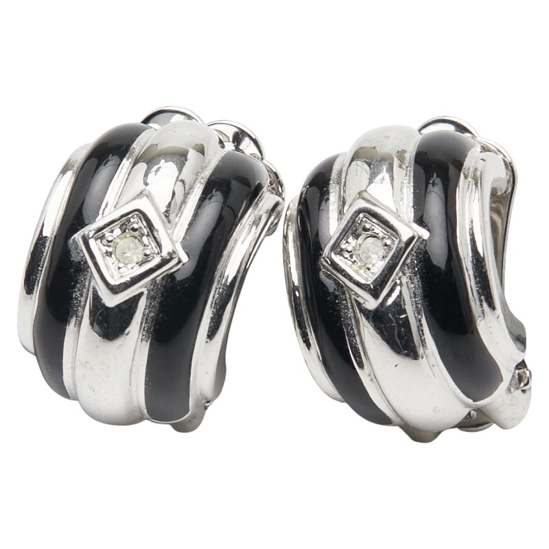 ディオール イヤリング シルバー ゴールド メタル レディース Dior 【中古】
