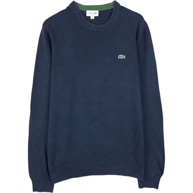 古着 ラコステ LACOSTE REGULAR FIT コットンニットセーター メンズM相当/eaa645904