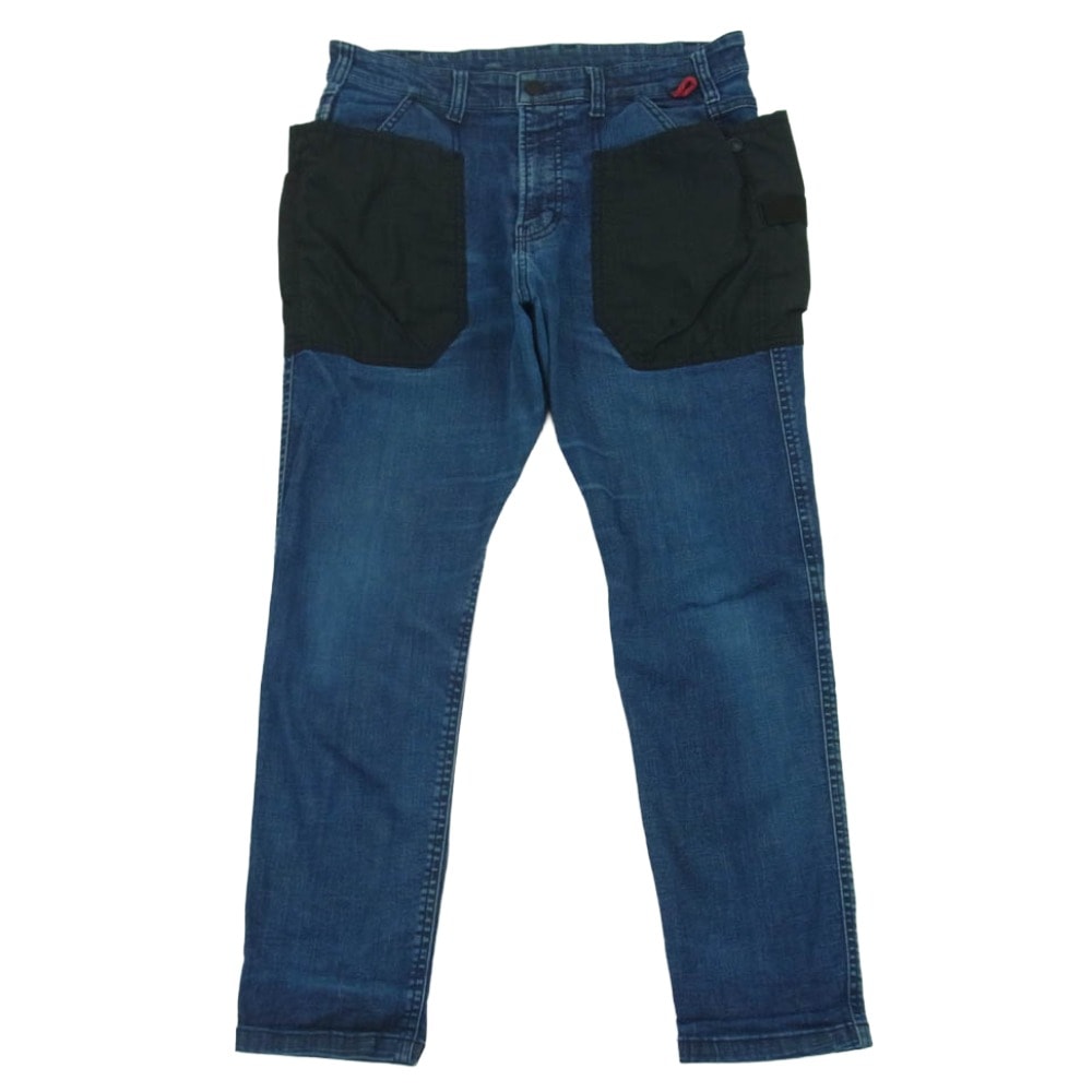 NANGA ナンガ HK-S103 LOW CLOTCH SKINNY ロークロッチ スキニー デニム パンツ 中国製 インディゴブルー系 M【中古】