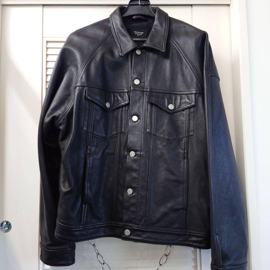 fear of god ×jay-z レザージャケット