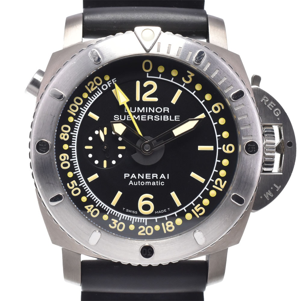 パネライ PANERAI PAM00193 ルミノール サブマーシブル ブラック 自動巻き メンズ 良品 箱・保証書付き 腕時計 C#149633