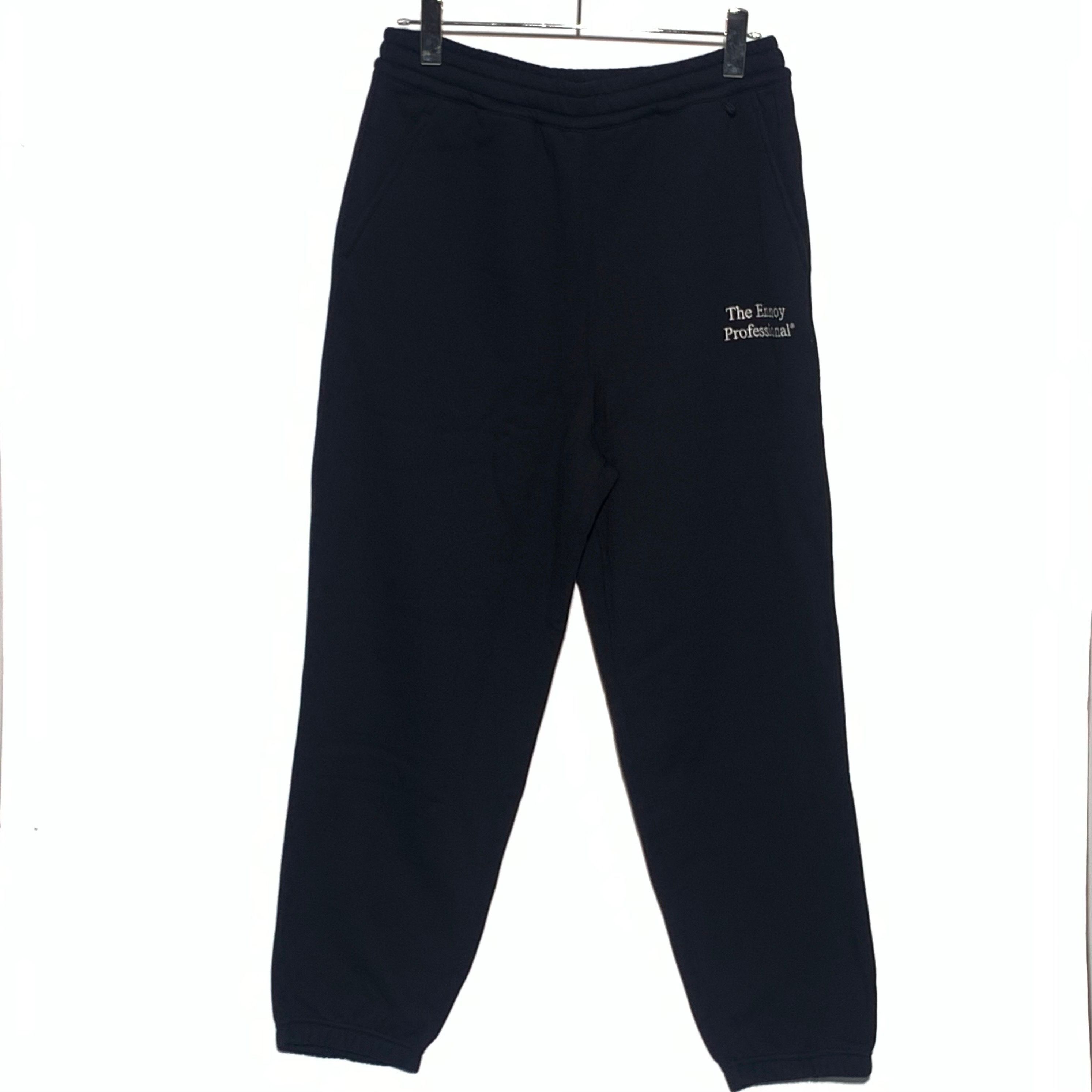 エンノイ プロフェッショナル スウェットパンツ "ブラック/ホワイト" 25SS