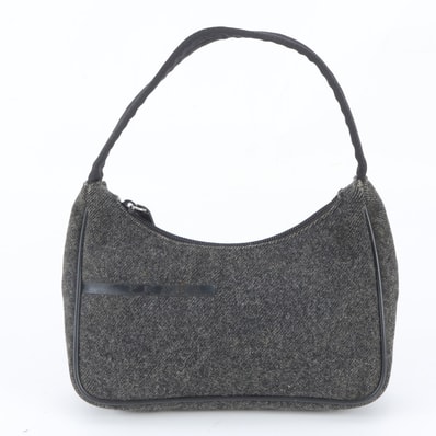 ■美品 プラダ ハンドバッグ レザー×キャンバス