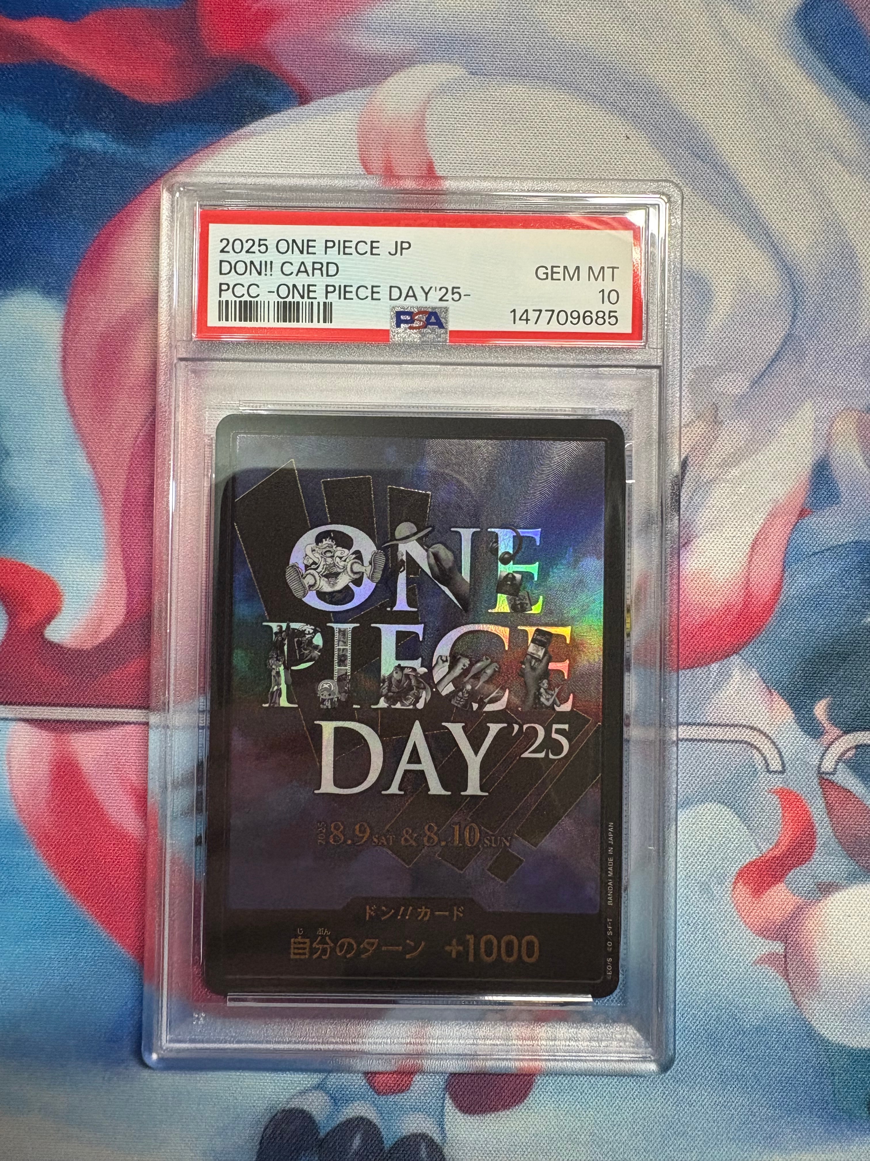 PSA10】ドン!!カード : ONE PIECE DAY'25 (プレミアムカード