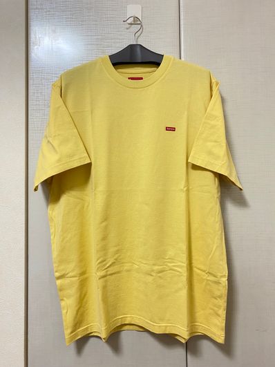 Supreme Small Box Tee "Pale Yellow"(Made in Vietnam)(22SS)