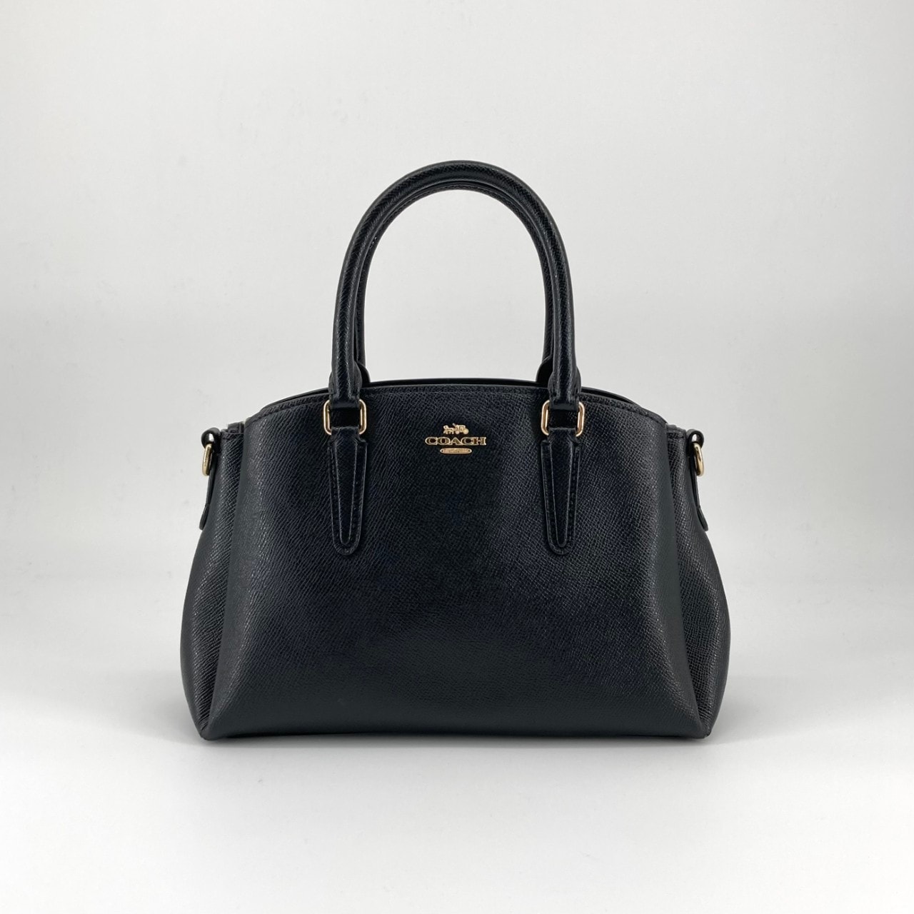 COACH(コーチ) ミニ セージ キャリーオール F28977 ハンドバッグ ブラック