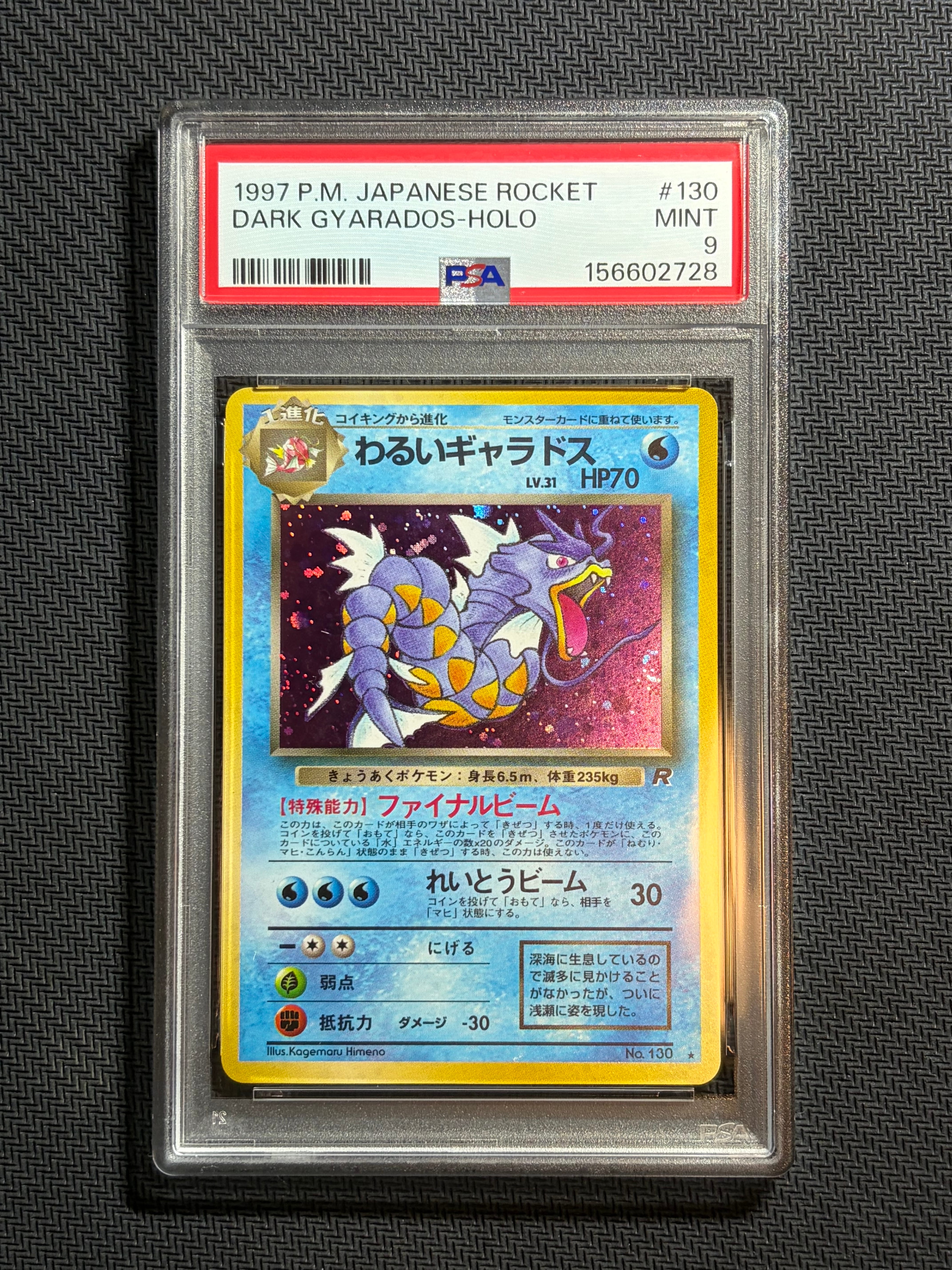 わるいギャラドス ★ : 旧裏 [PMCG4 No.130](拡張パック「ロケット団」)