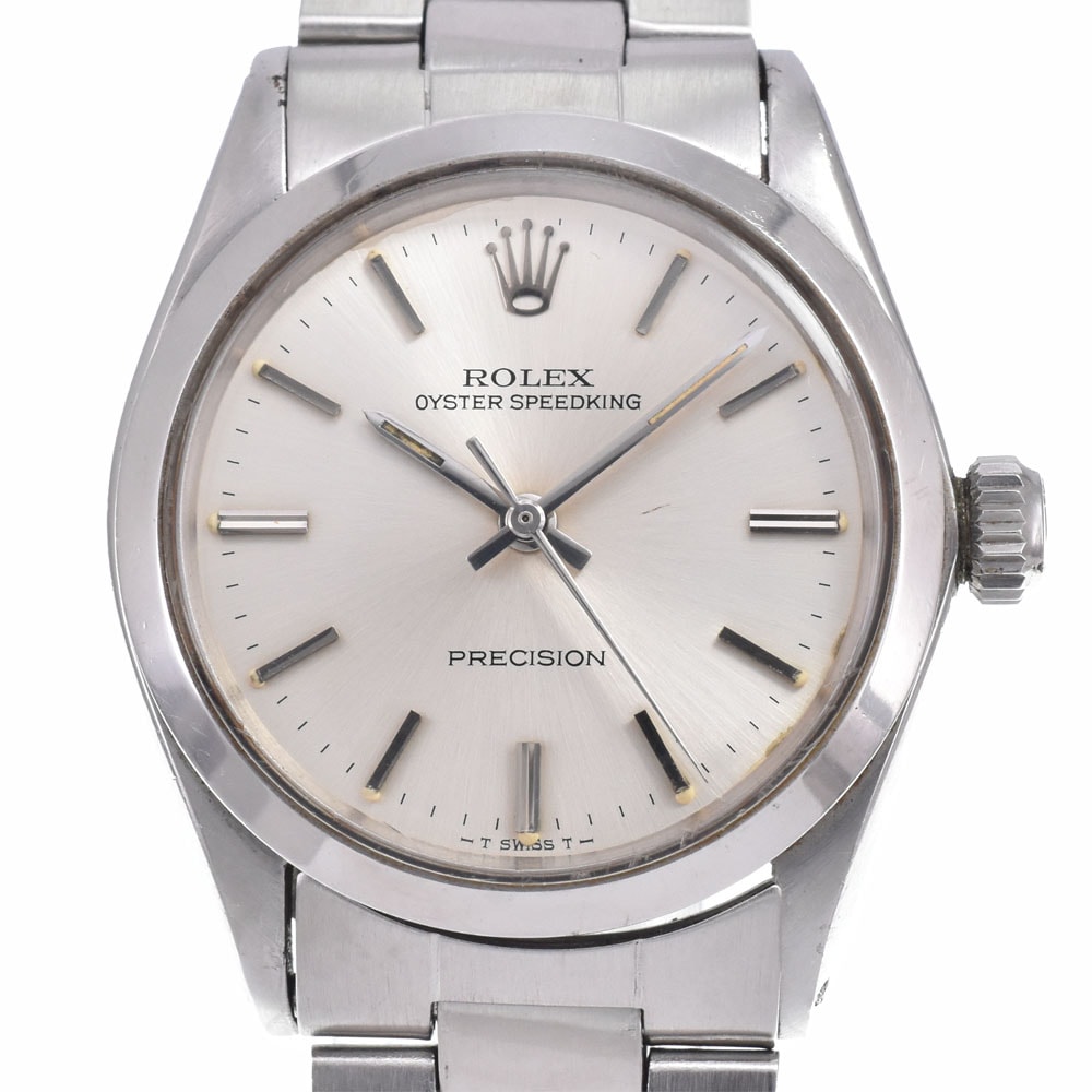 ロレックス ROLEX 6430 ヴィンテージ オイスター スピードキング Cal.1225 シルバー 手巻き ボーイズ 良品 腕時計 R#149372