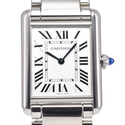 カルティエ CARTIER WSTA0051 タンクマスト LM シルバー クォーツ ユニセックス 美品 内箱・保証書付き 腕時計 C#149713