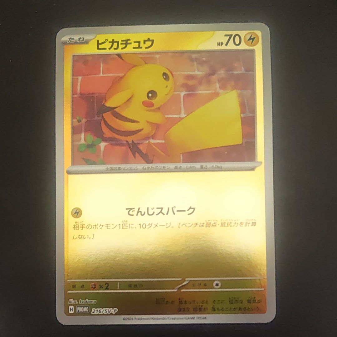 ピカチュウ P [SV-P 216](プロモカードパック「ポケカの夏がキタ