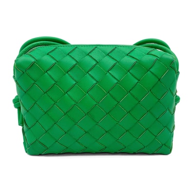 BOTTEGAVENETA ボッテガヴェネタ ミニ ループ ショルダーバッグ
カメラバッグ レザー グリーン ユニセックス
【中古】