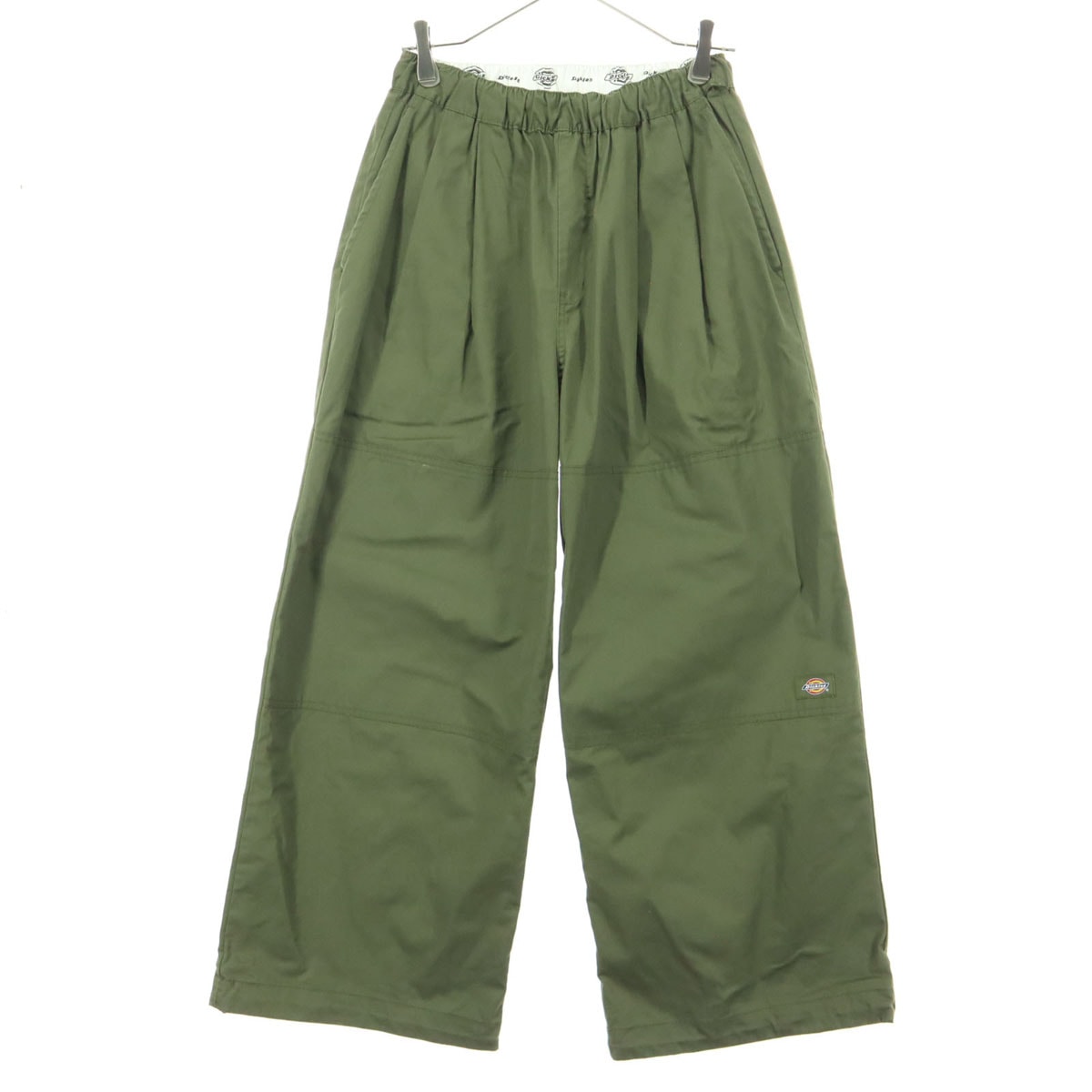 Dickies ディッキーズ ワイドパンツ S カーキ