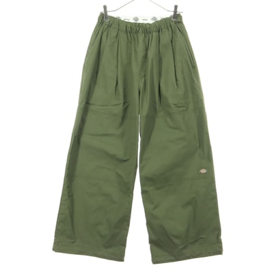 Dickies ディッキーズ ワイドパンツ S カーキ