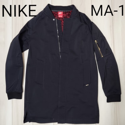 NIKE MA-1 フライトジャケット ブラック M