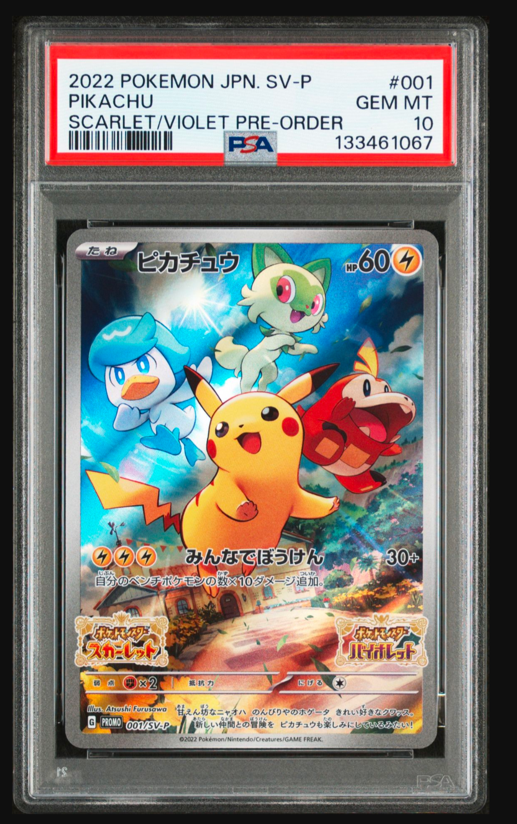 ピカチュウ: プロモ [001/SV-P](プロモーションカード「SV-P」)