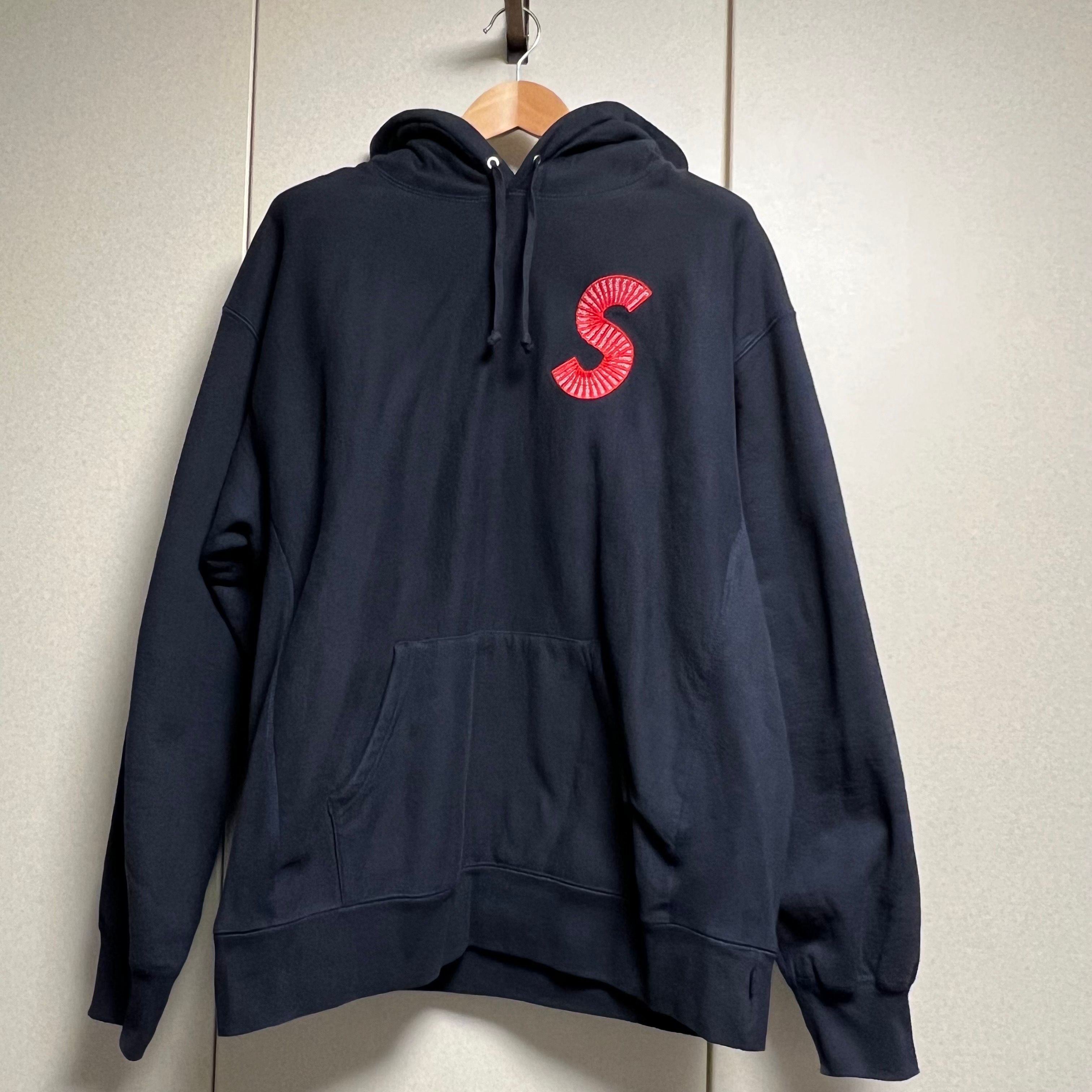 Supreme S Logo Hooded Sweatshirt "Navy" (20FW)