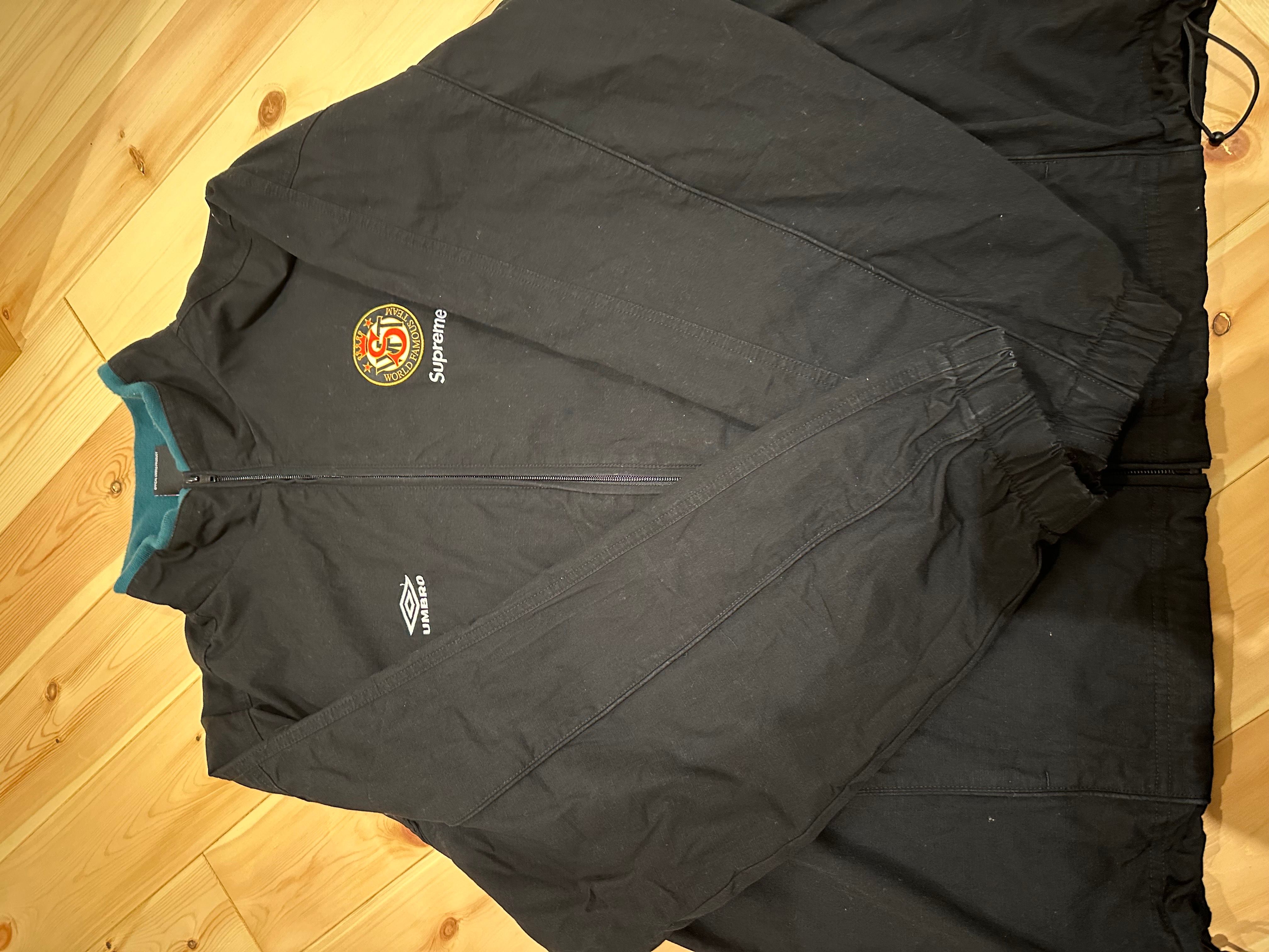 Supreme x Umbro Cotton Ripstop Track Jacket "Black"