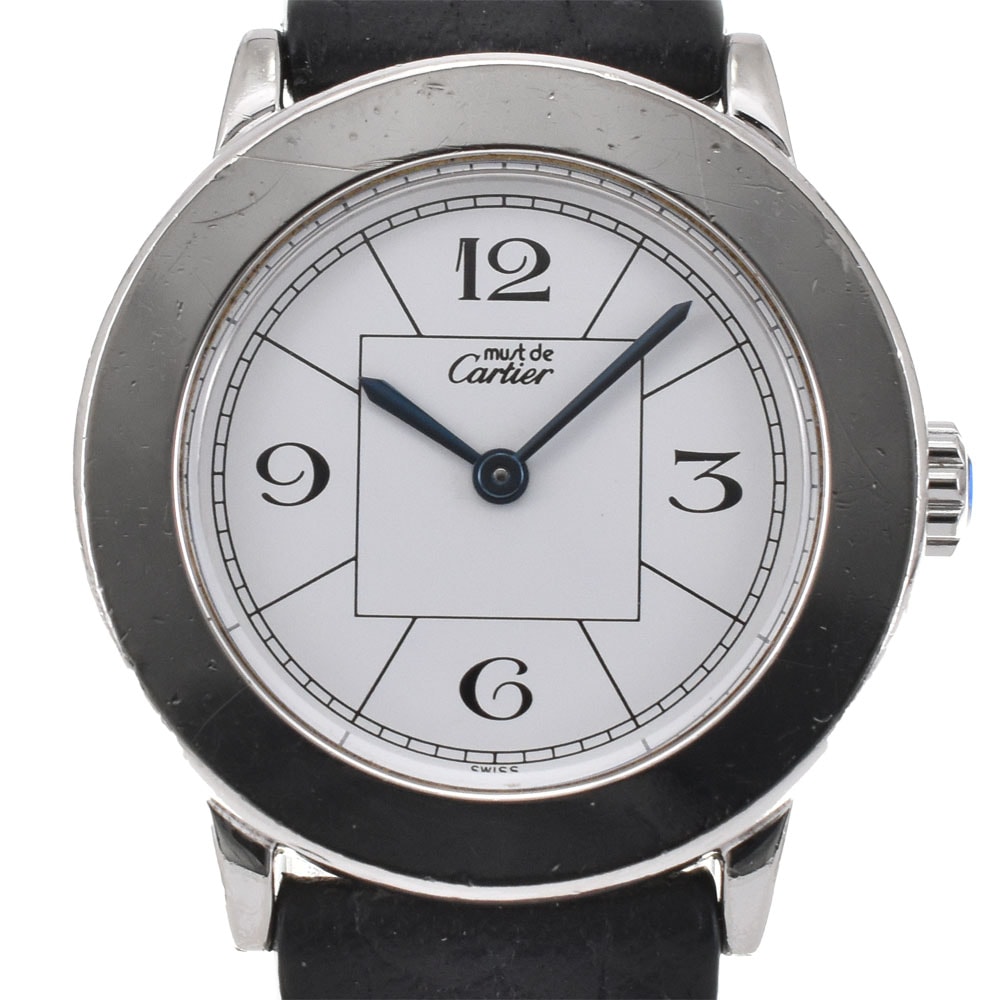 値下 カルティエ CARTIER W1009373 マストロンド ヴェルメイユ クォーツ レディース 良品 R#143315