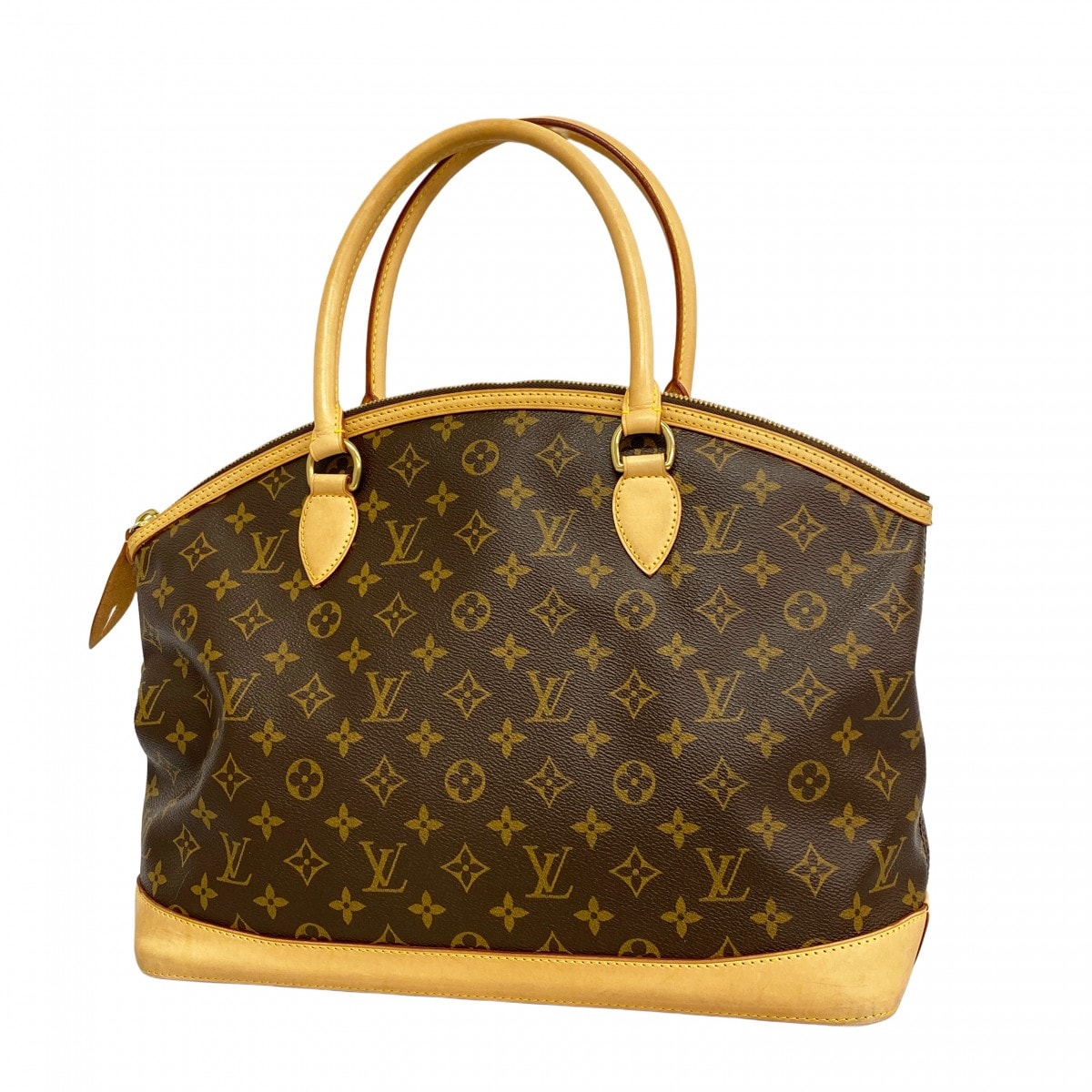 【6db1275】ルイヴィトン ハンドバッグ モノグラム ロックイットオリゾンタル M40104 ブラウン【中古】レディース