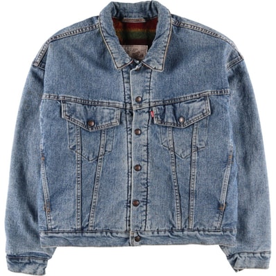 古着 90年代 リーバイス Levi's 70617-4891 デニムジャケット Gジャン USA製 メンズM相当 ヴィンテージ/eaa604597