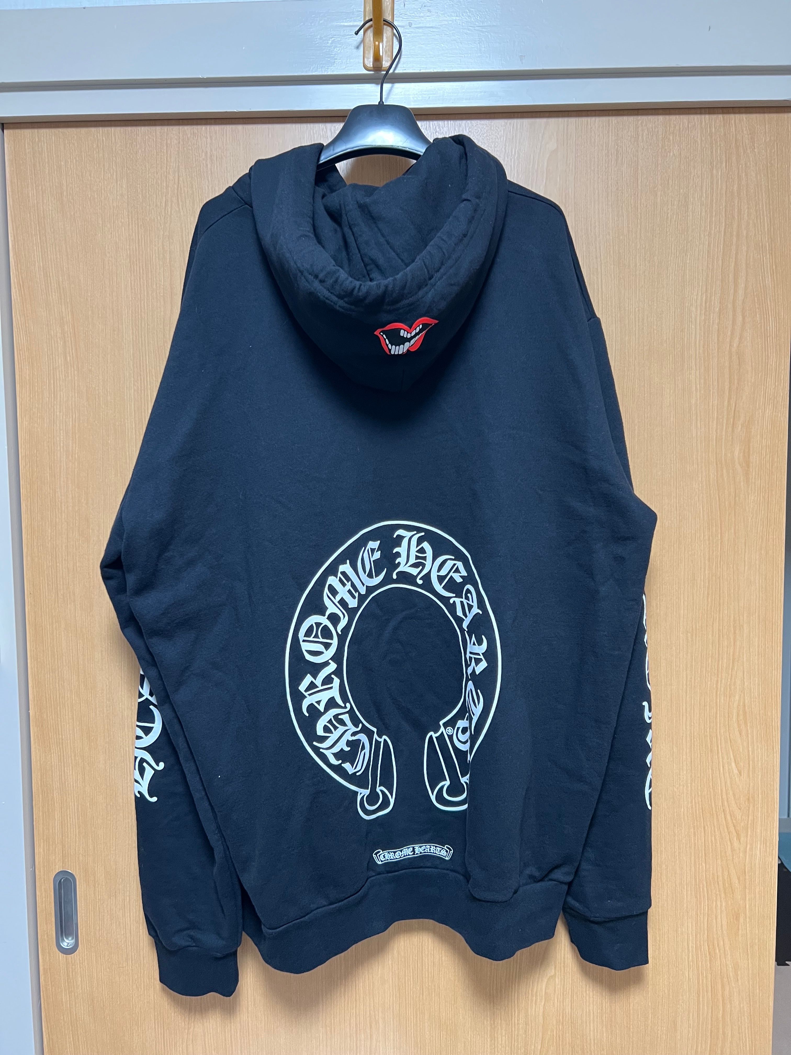 Chrome Hearts Matty Boy Chomper Horseshoe Hoodie "Black"