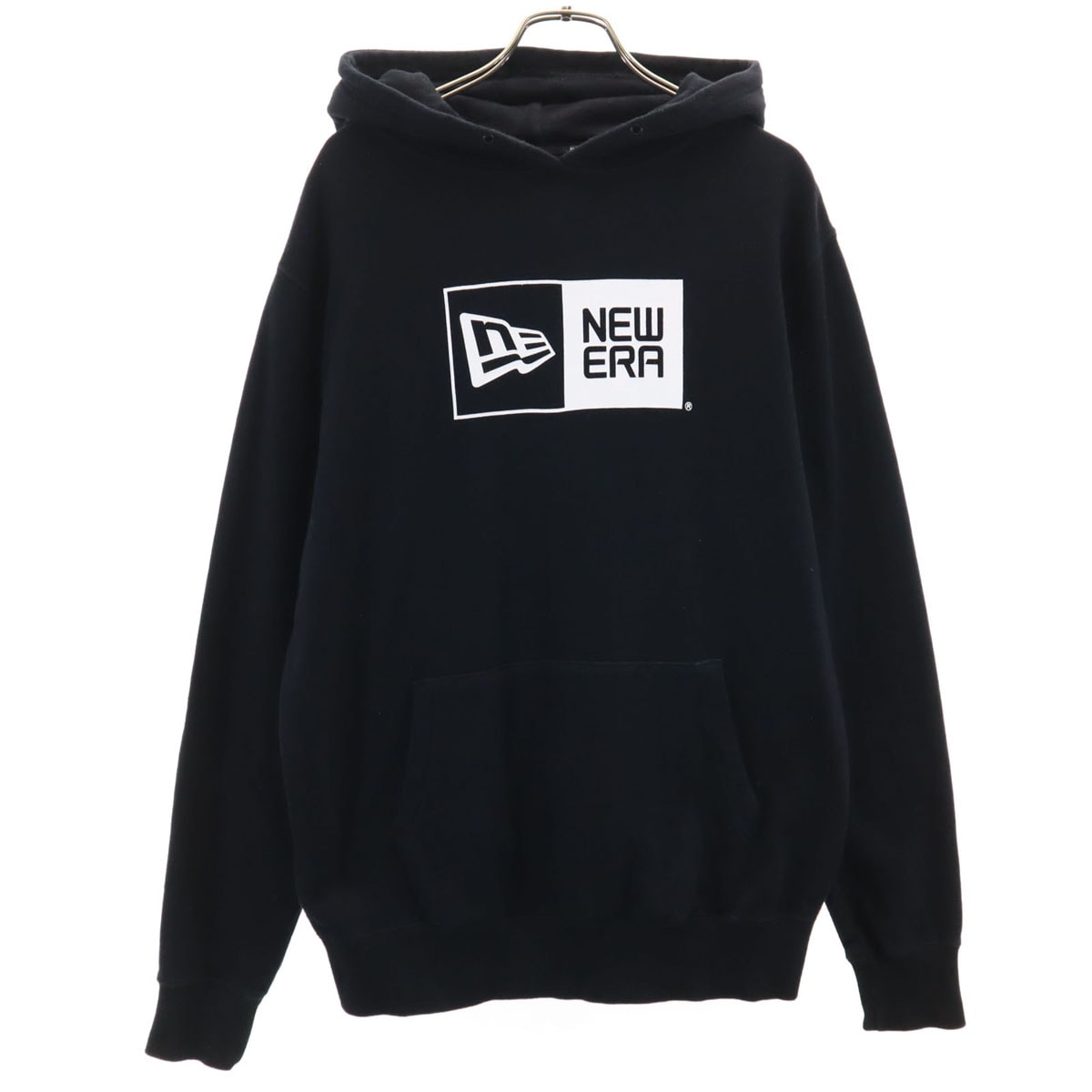 NEW ERA ニューエラ 長袖 スウェットパーカー M ブラック