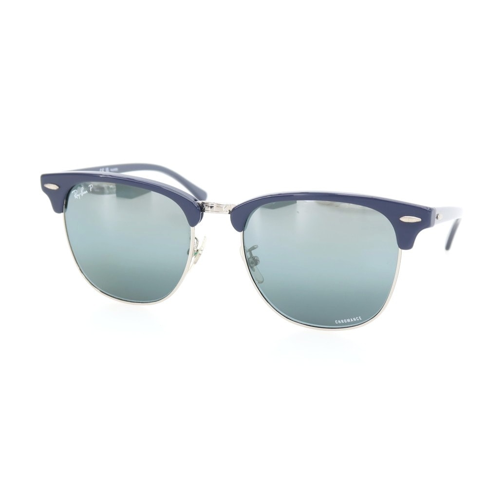 【中古】レイバン Ray-Ban CLUBMASTER RB3016F サーモントブロー サングラス ネイビー【サイズ55□19 145】【メンズ】
