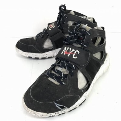 NIKE/ナイキ★NYC/トレーニングクロスシールドシューズ/ハイカットスニーカー【27.0/黒】メッシュ◆P-124