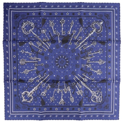 エルメス カレ55 Les Cles Bandana レ クレ