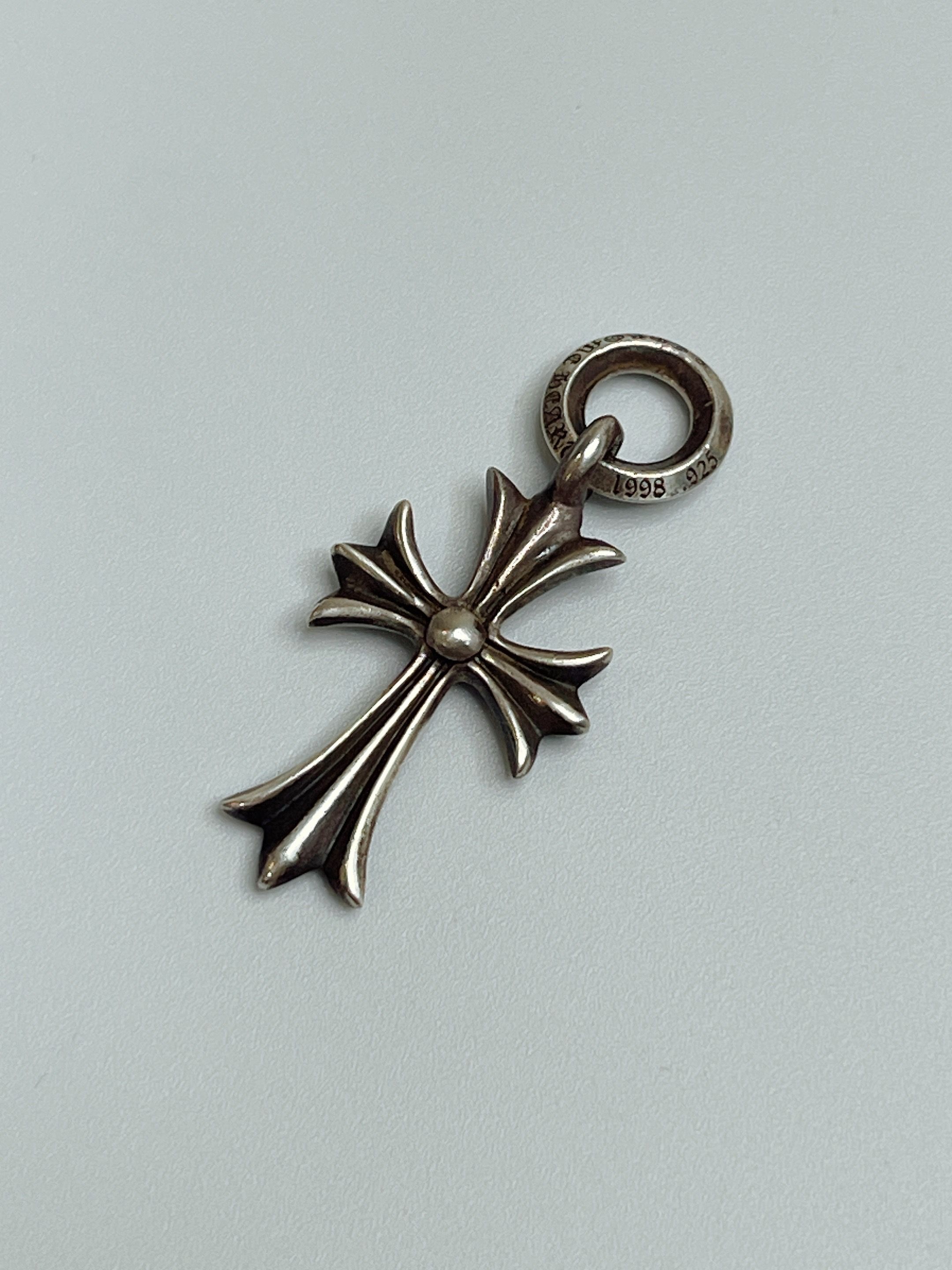 Chrome Hearts Tiny CH Cross Charm "Silver"