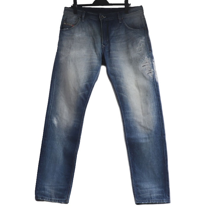 DIESEL ディーゼル KRAYVER デニムパンツ ブルー メンズ【中古】